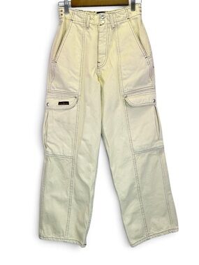 BDG Urban Outfitters Beige Cargo Pants Utility Grunge Streetwear Women’s Size 26